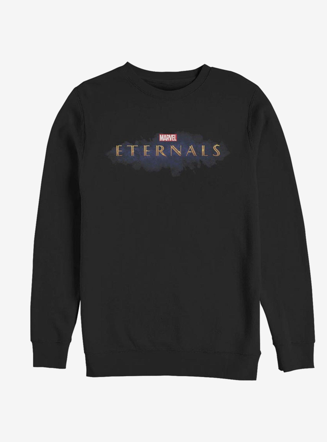 Marvel The Eternals Logo Sweatshirt, BLACK, hi-res