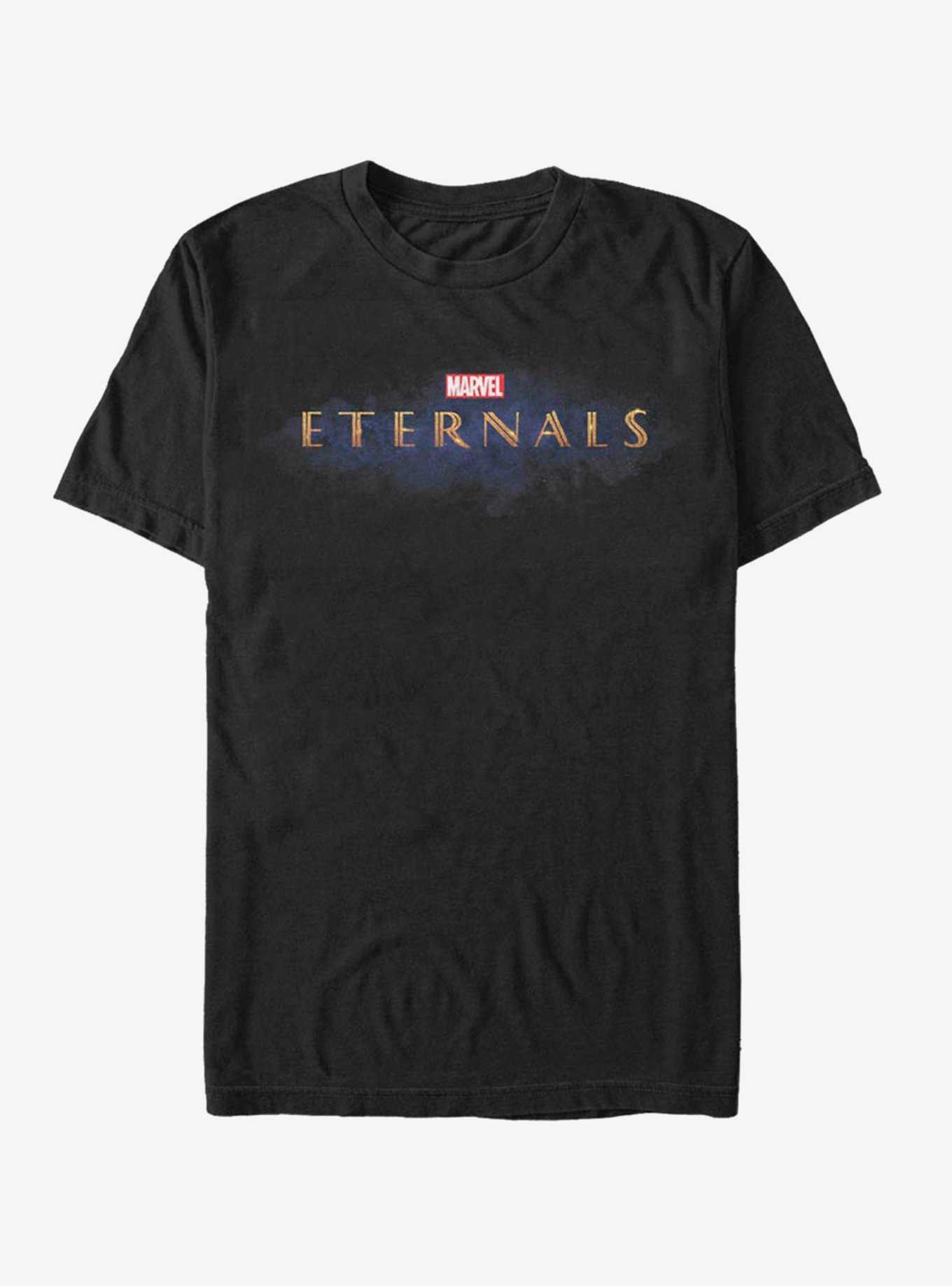 Marvel The Eternals Logo T-Shirt, BLACK, hi-res
