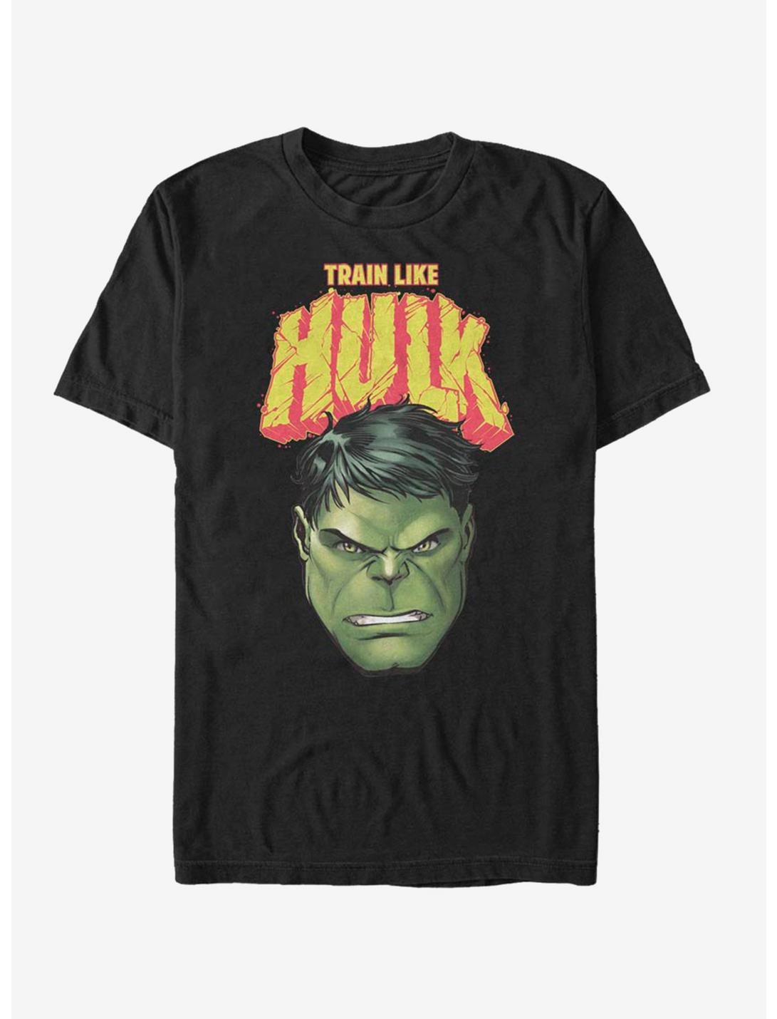 Marvel Hulk Face T-Shirt, BLACK, hi-res