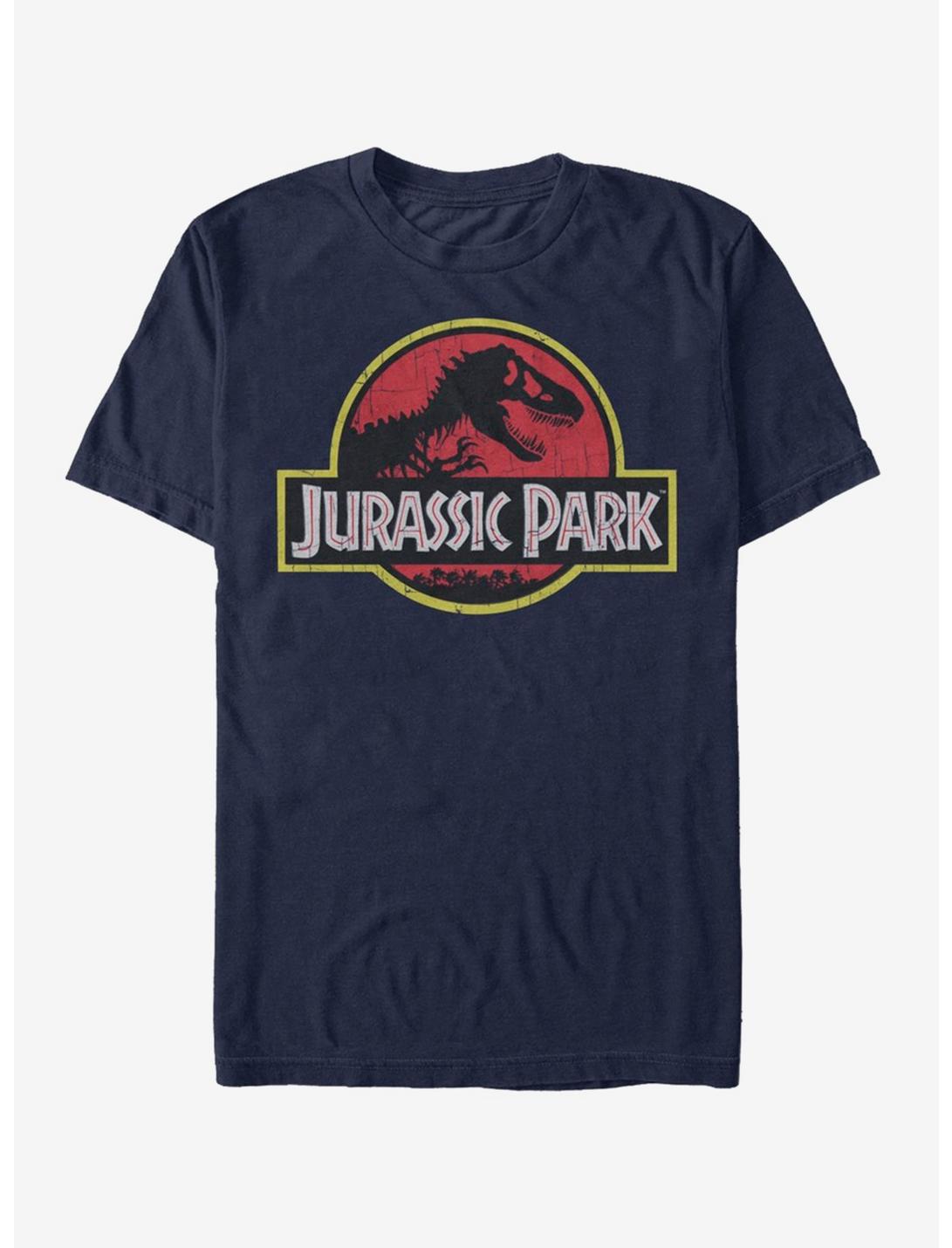 Jurassic Park Logo T-Shirt, NAVY, hi-res
