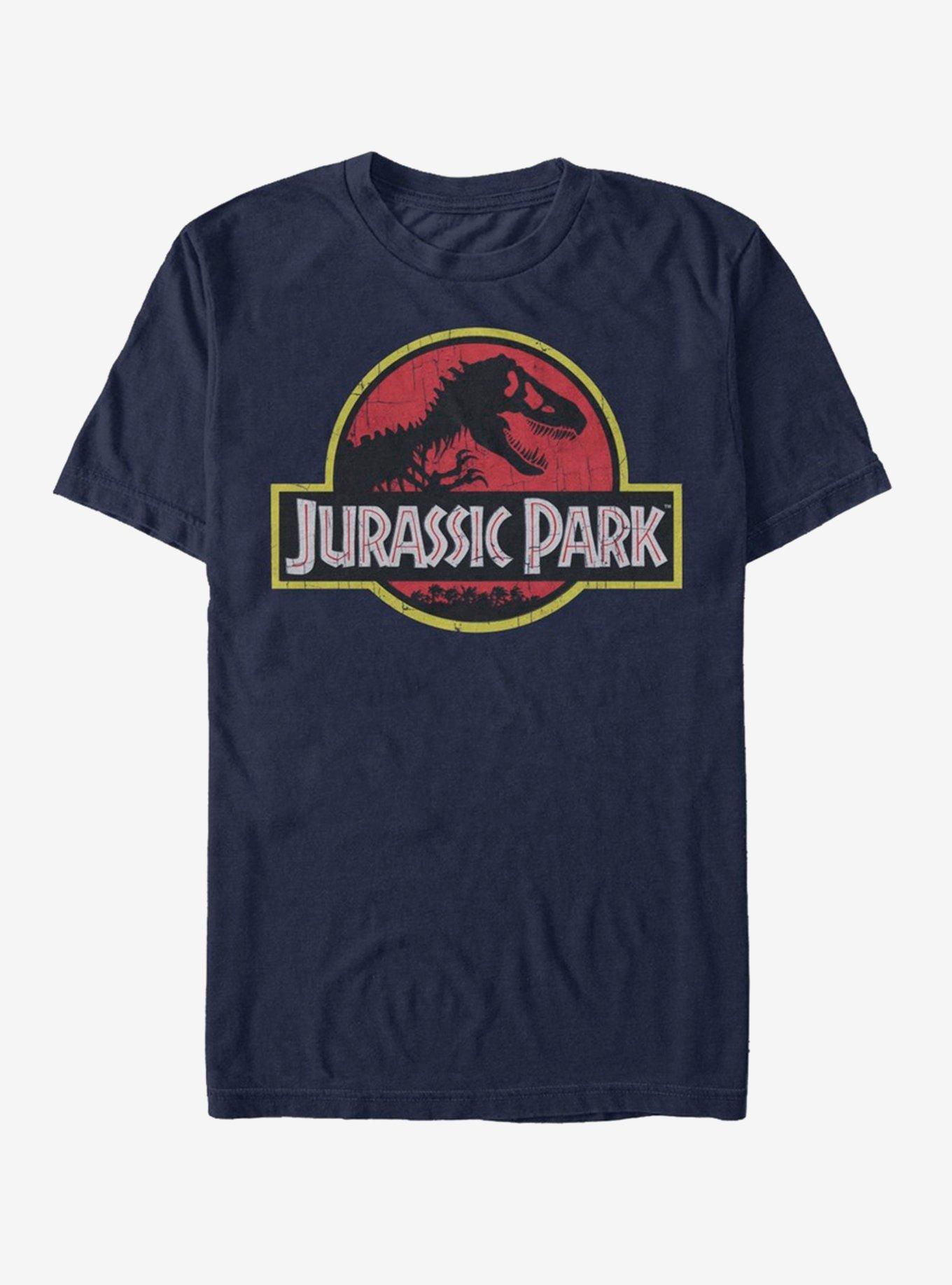 Jurassic Park Logo T-Shirt, NAVY, hi-res