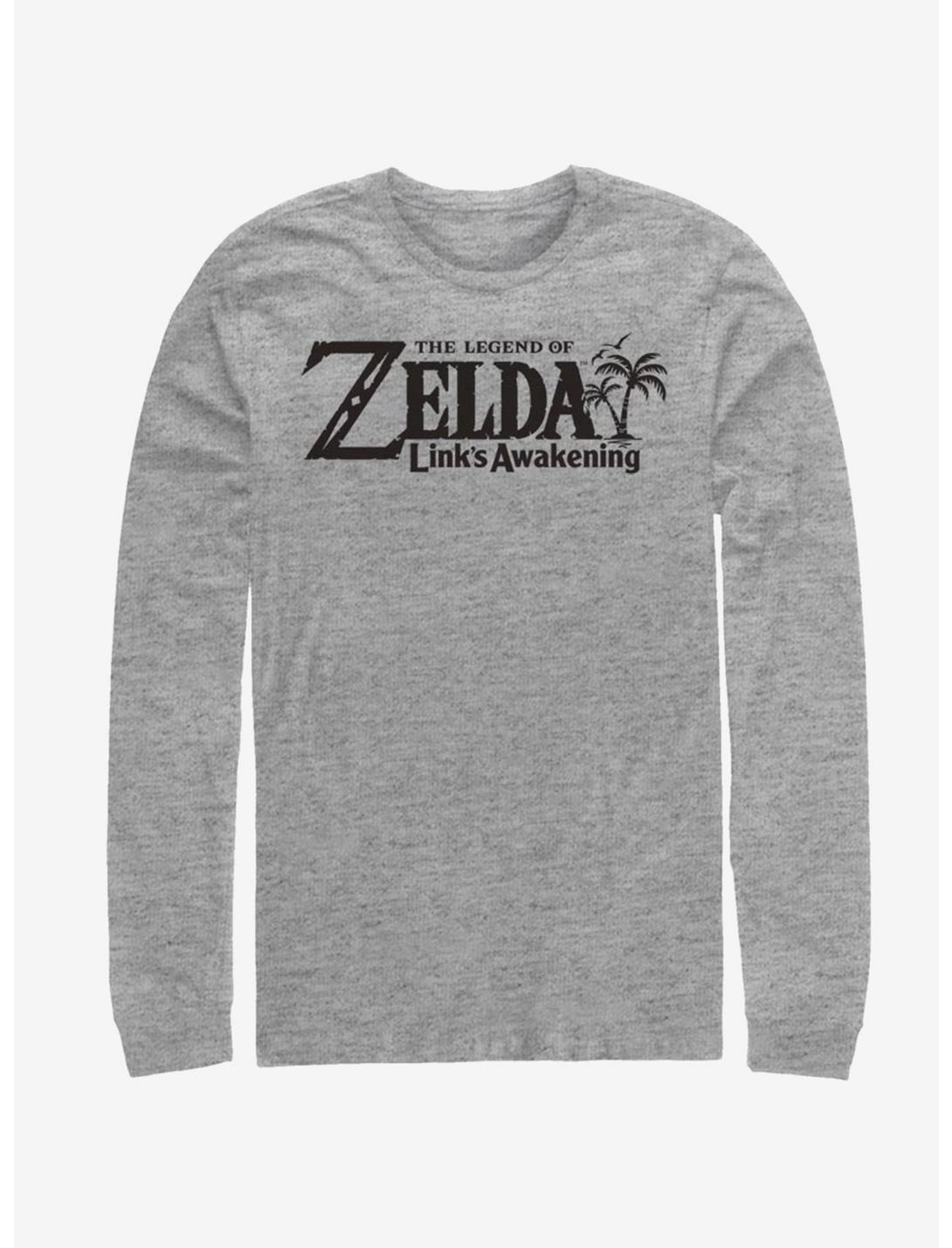 Nintendo The Legend of Zelda Link's Awakening Long-Sleeve T-Shirt, ATH HTR, hi-res