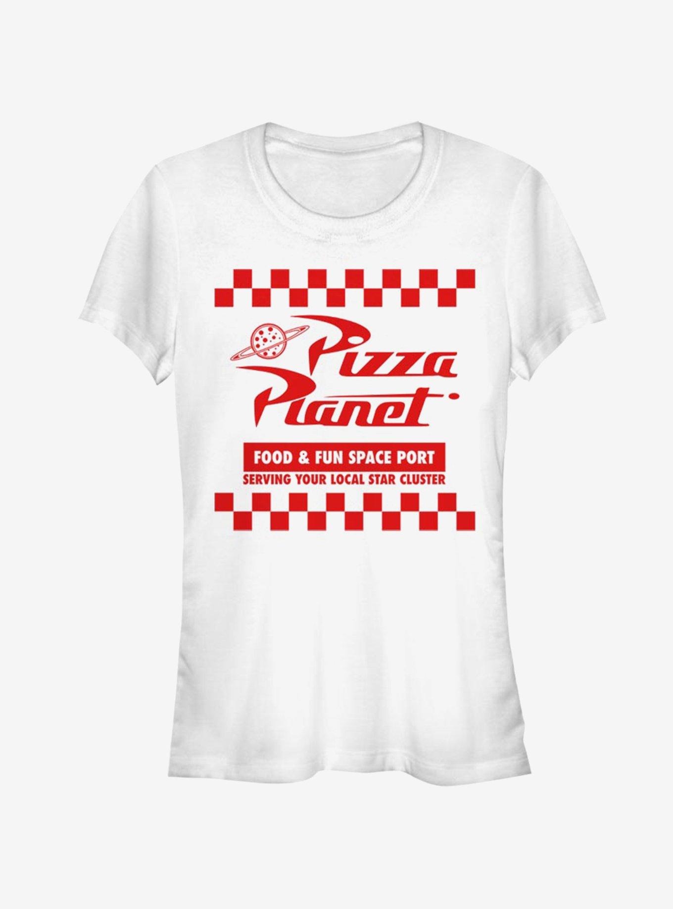 Disney Pixar Toy Story Pizza Planet Box Girls T-Shirt, WHITE, hi-res