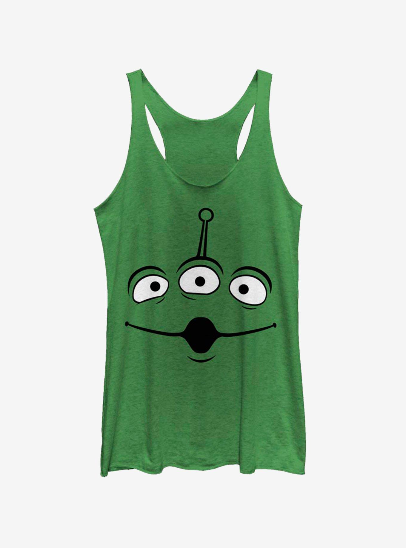 Disney Pixar Toy Story Alien Face Girls Tank, ENVY, hi-res