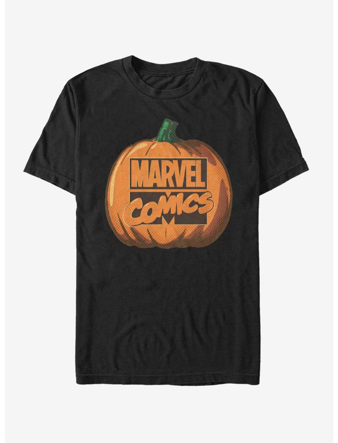 Marvel Logo Pumpkin T-Shirt, , hi-res