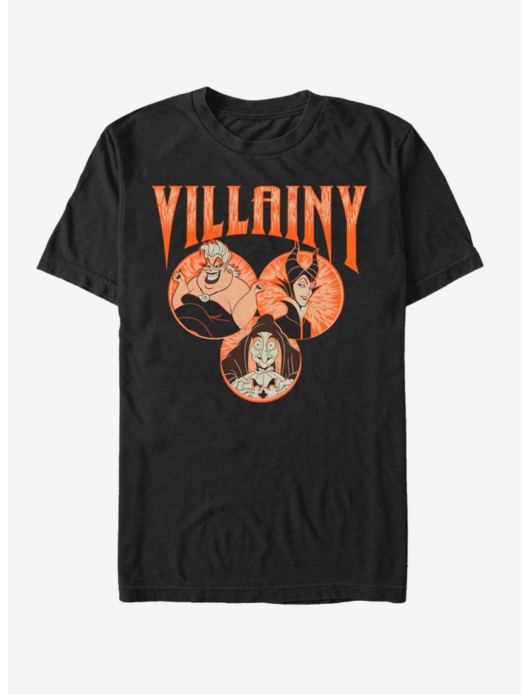 Disney Villains Villainy Circled T-Shirt, BLACK, hi-res
