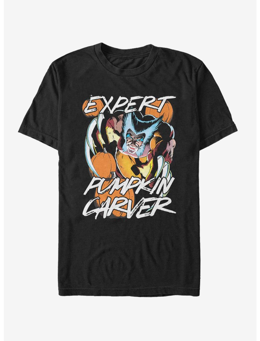 Marvel Pumpkin Carver T-Shirt, BLACK, hi-res