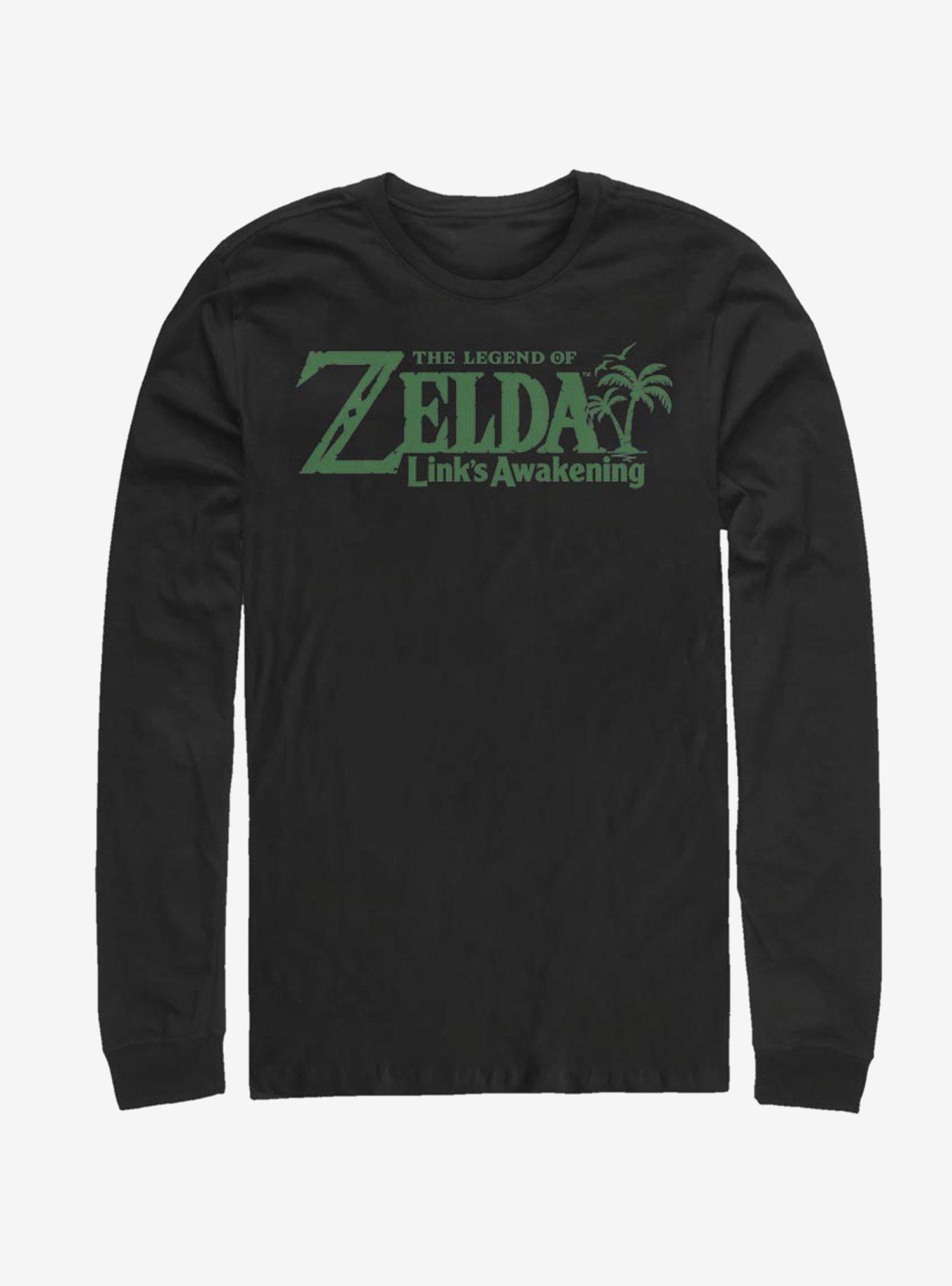 Nintendo The Legend of Zelda Link's Awakening Long-Sleeve T-Shirt, BLACK, hi-res