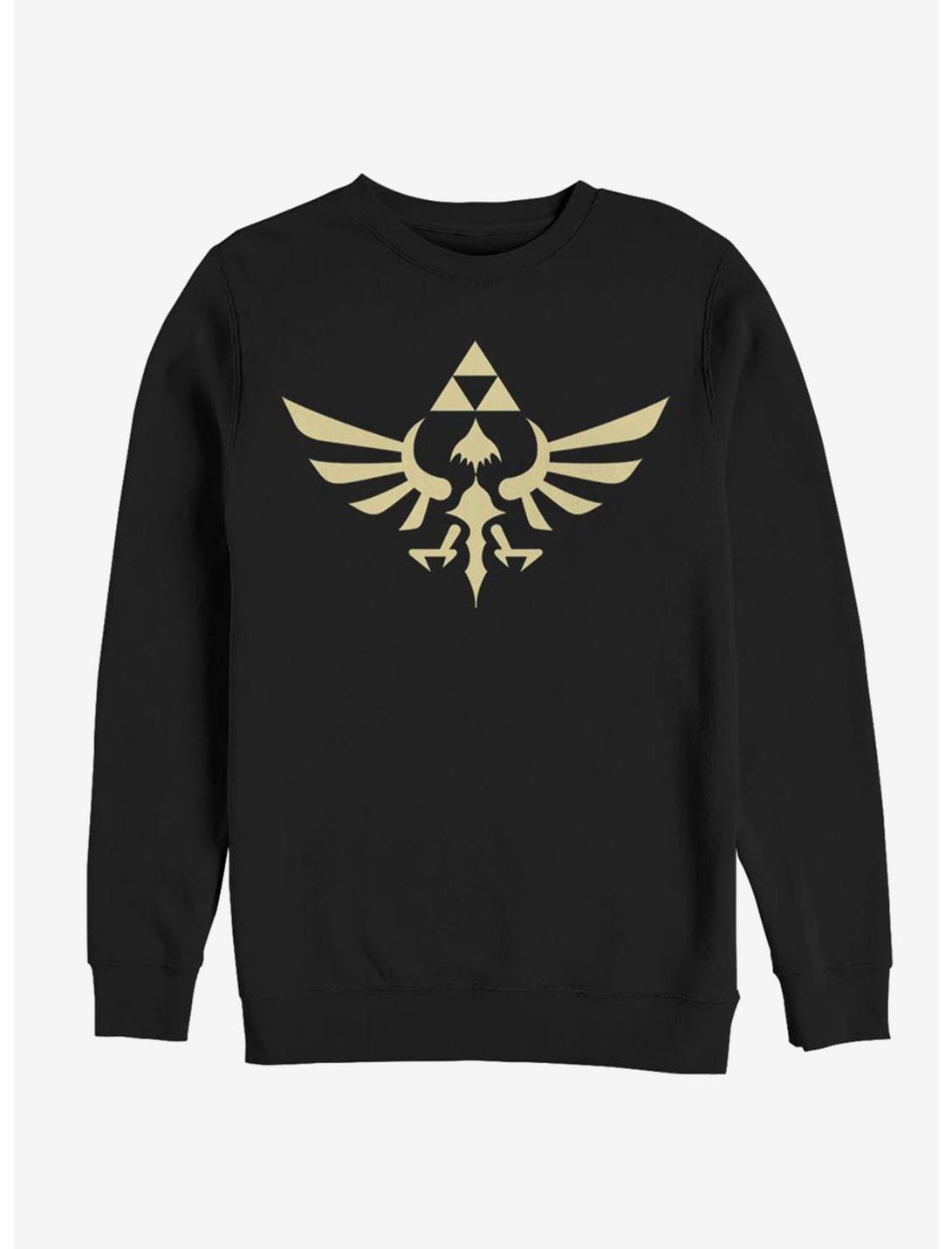 Nintendo Triumphant Triforce Sweatshirt, BLACK, hi-res
