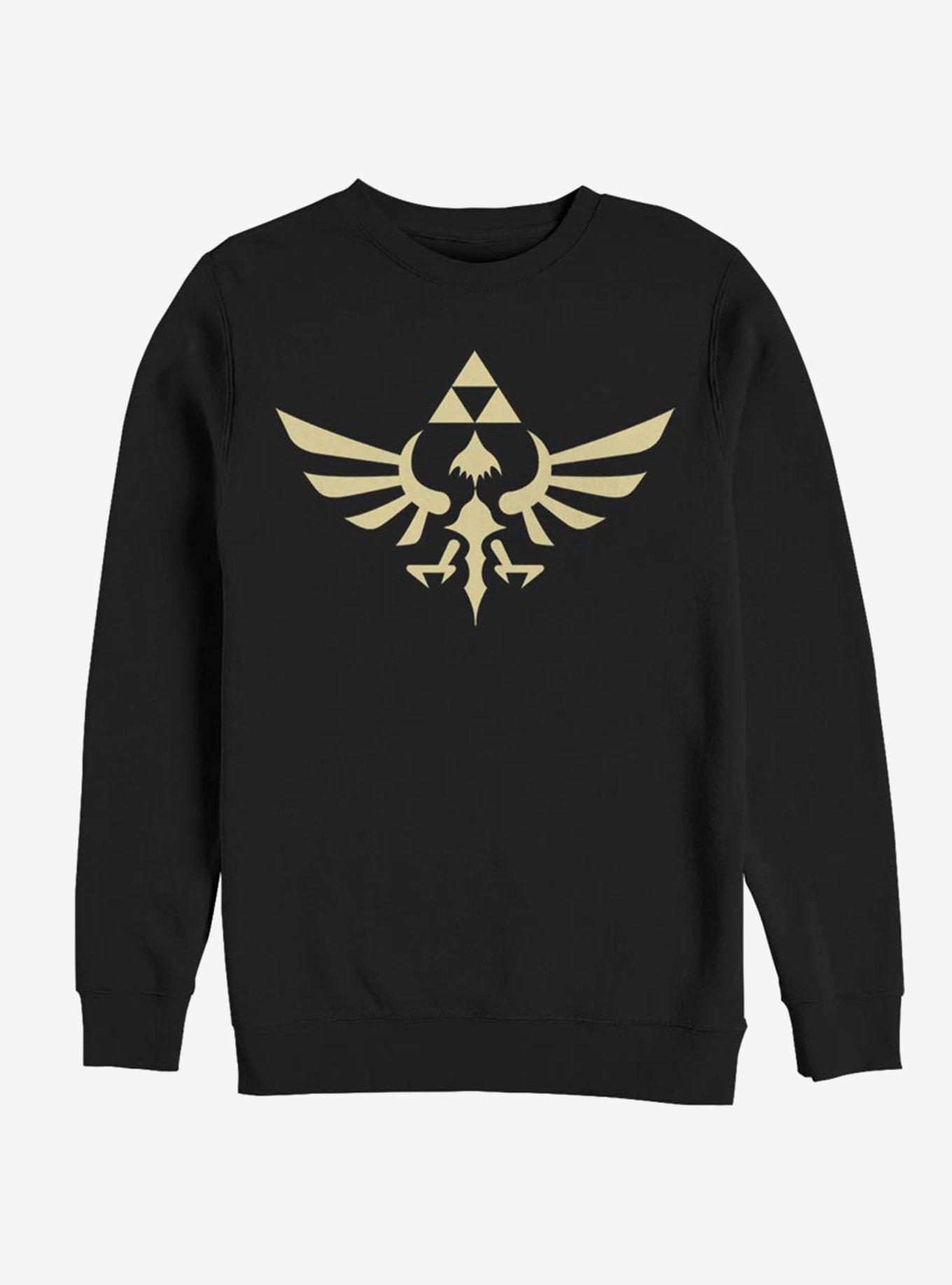 Nintendo Triumphant Triforce Sweatshirt, BLACK, hi-res