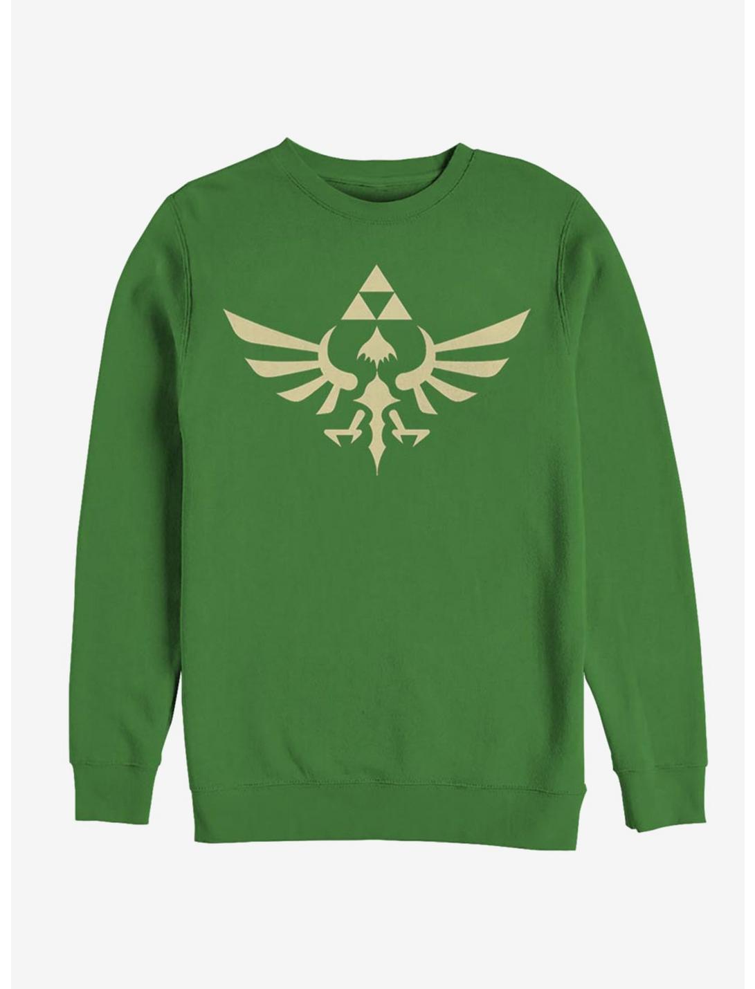 Nintendo Triumphant Triforce Sweatshirt, KELLY, hi-res