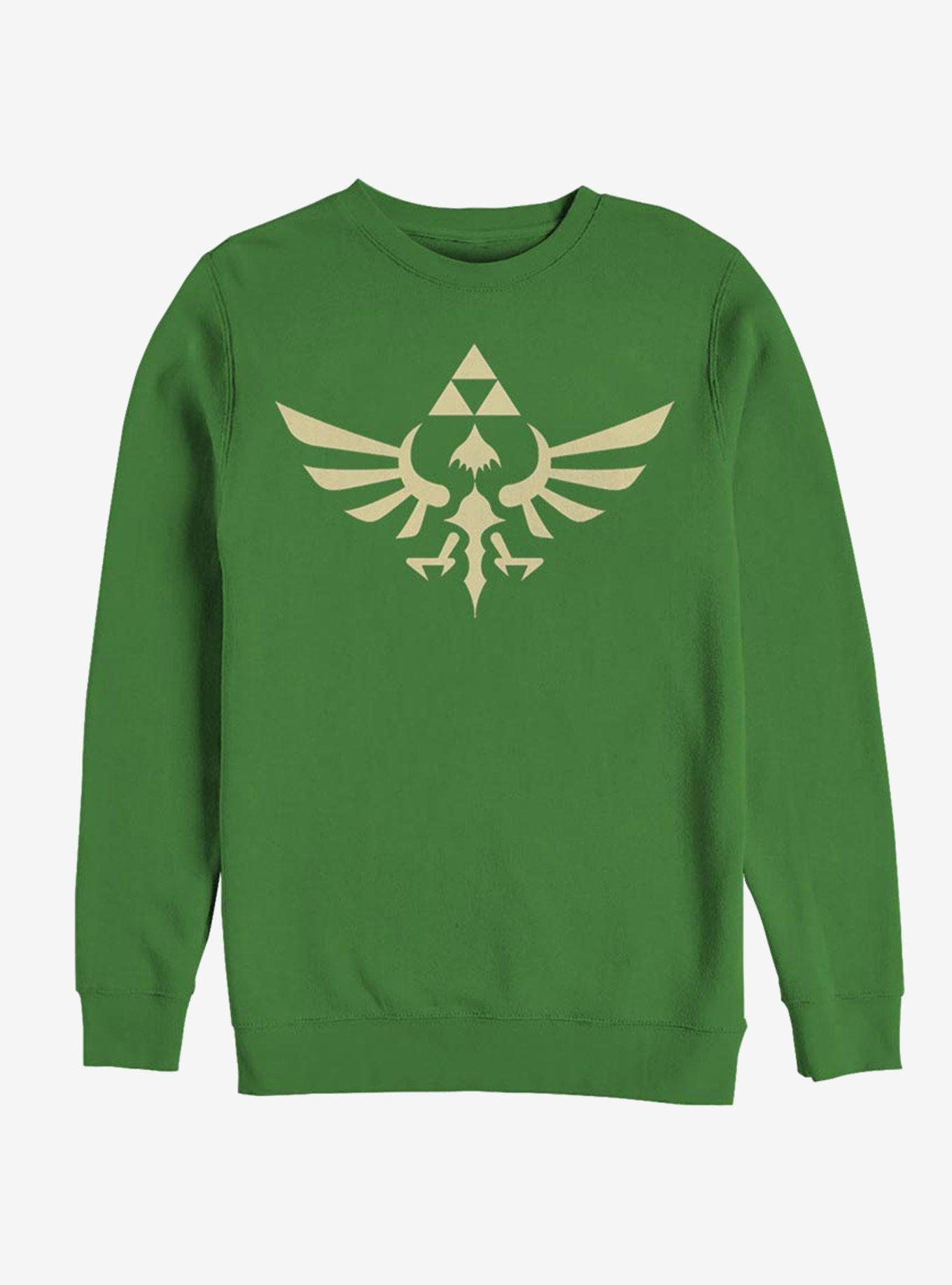 Nintendo Triumphant Triforce Sweatshirt, KELLY, hi-res