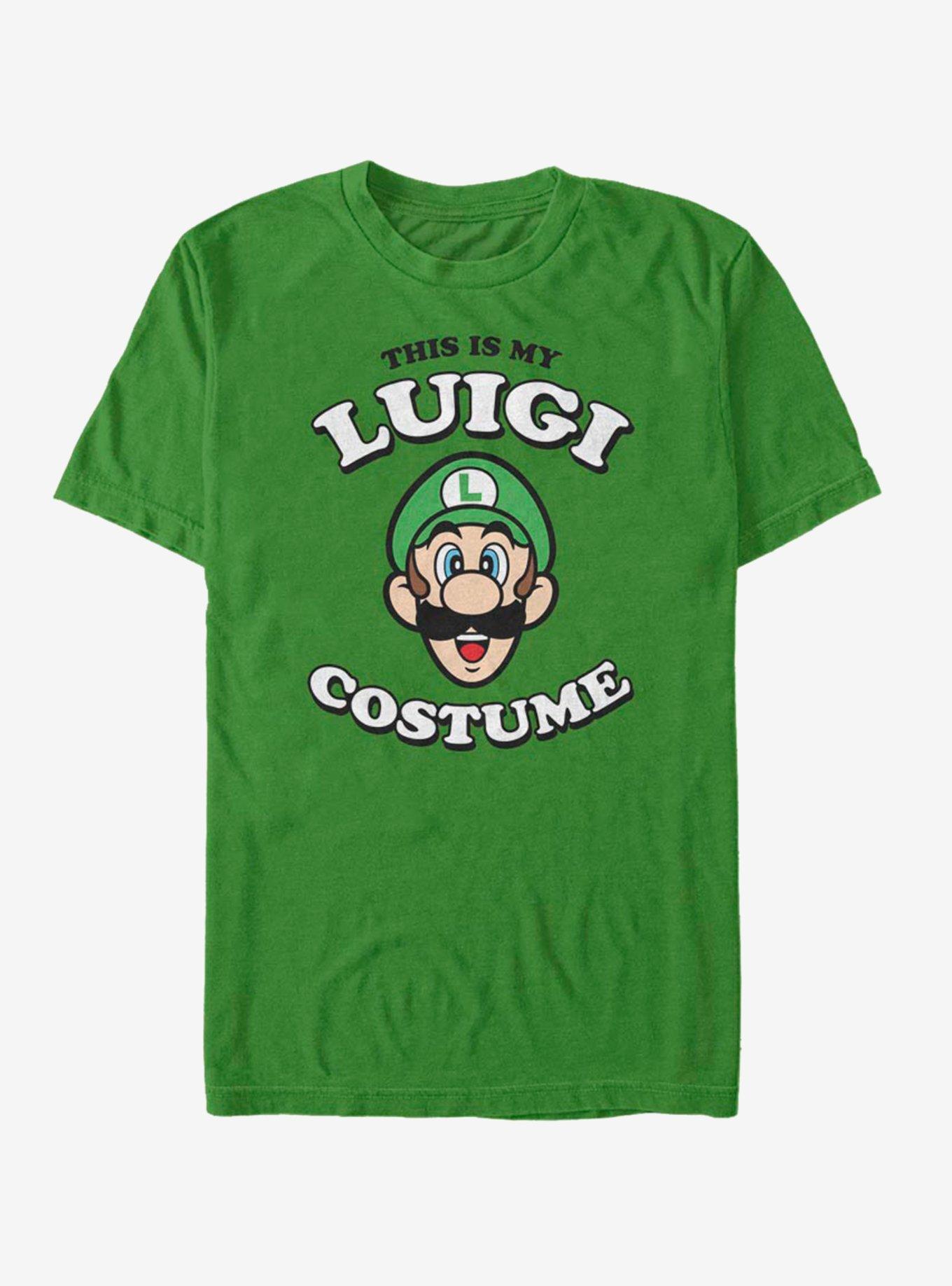 Nintendo Luigi Costume T-Shirt, KELLY, hi-res