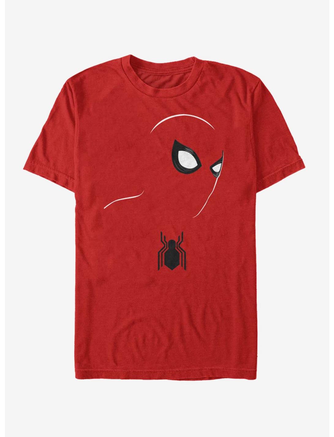 Marvel Spider-Man Spidey Face T-Shirt, RED, hi-res