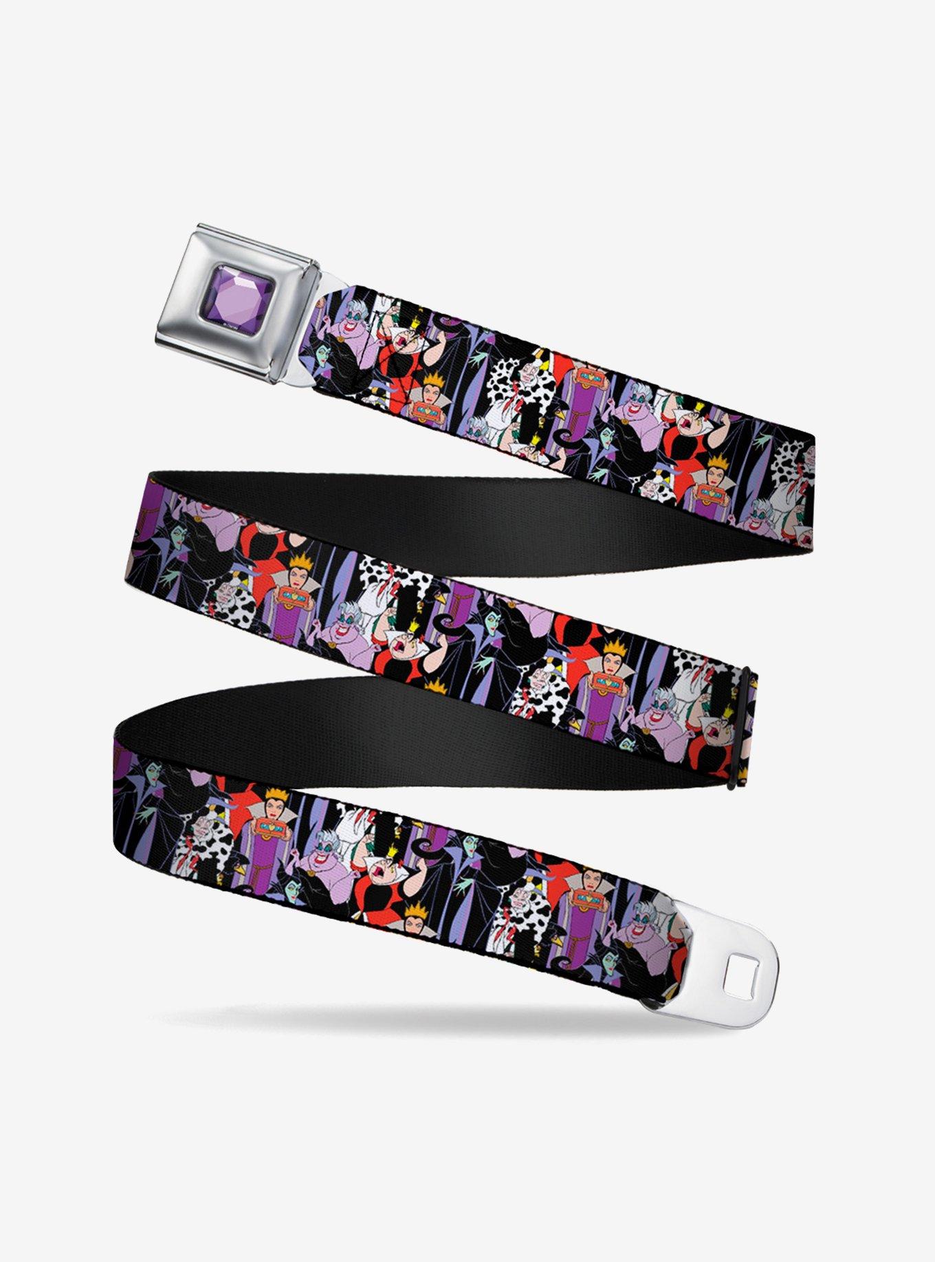 Disney Villains Stacked Seatbelt Belt, , hi-res