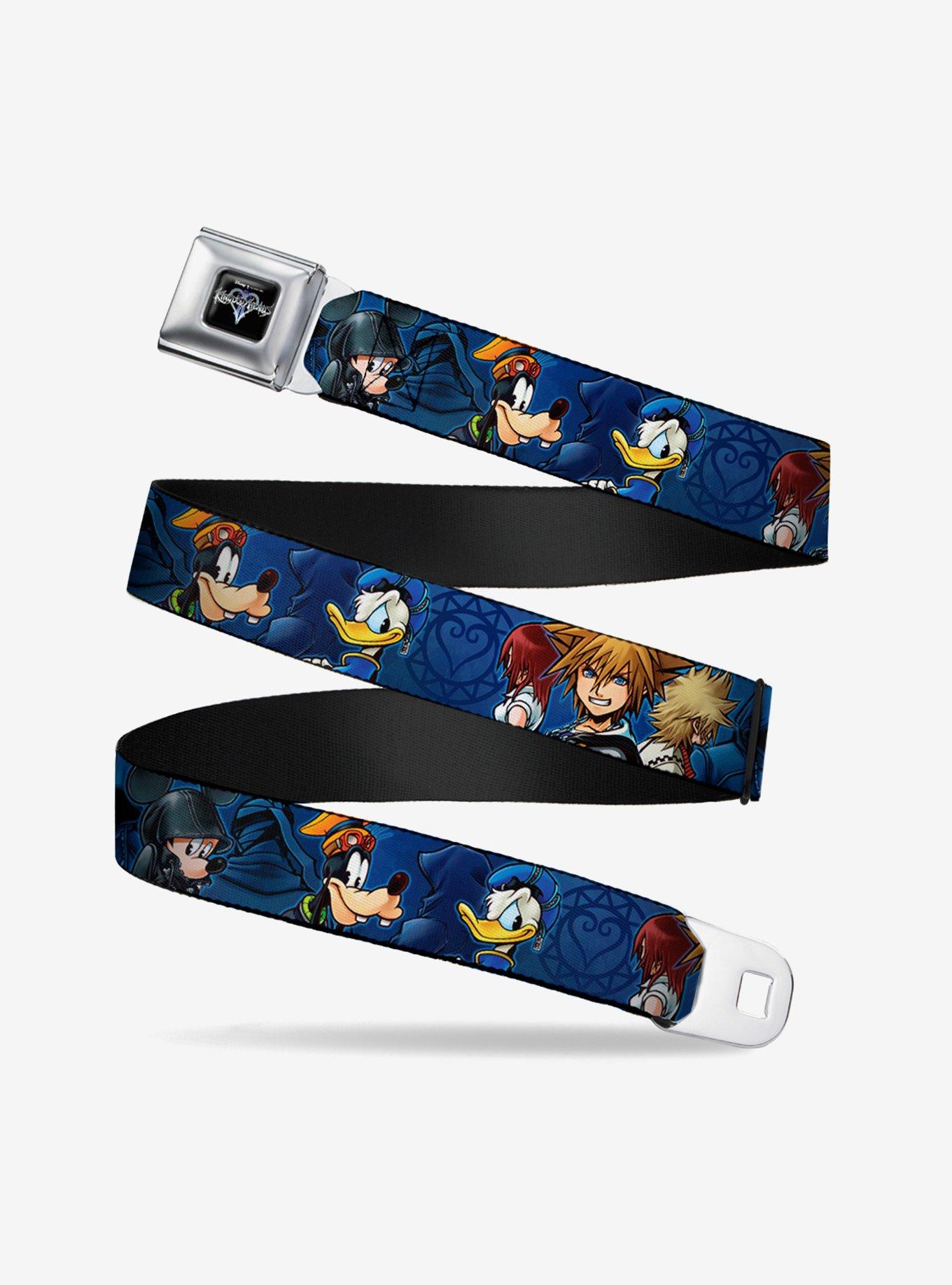 Disney Kingdom Hearts Character Pose Seatbelt Belt, , hi-res