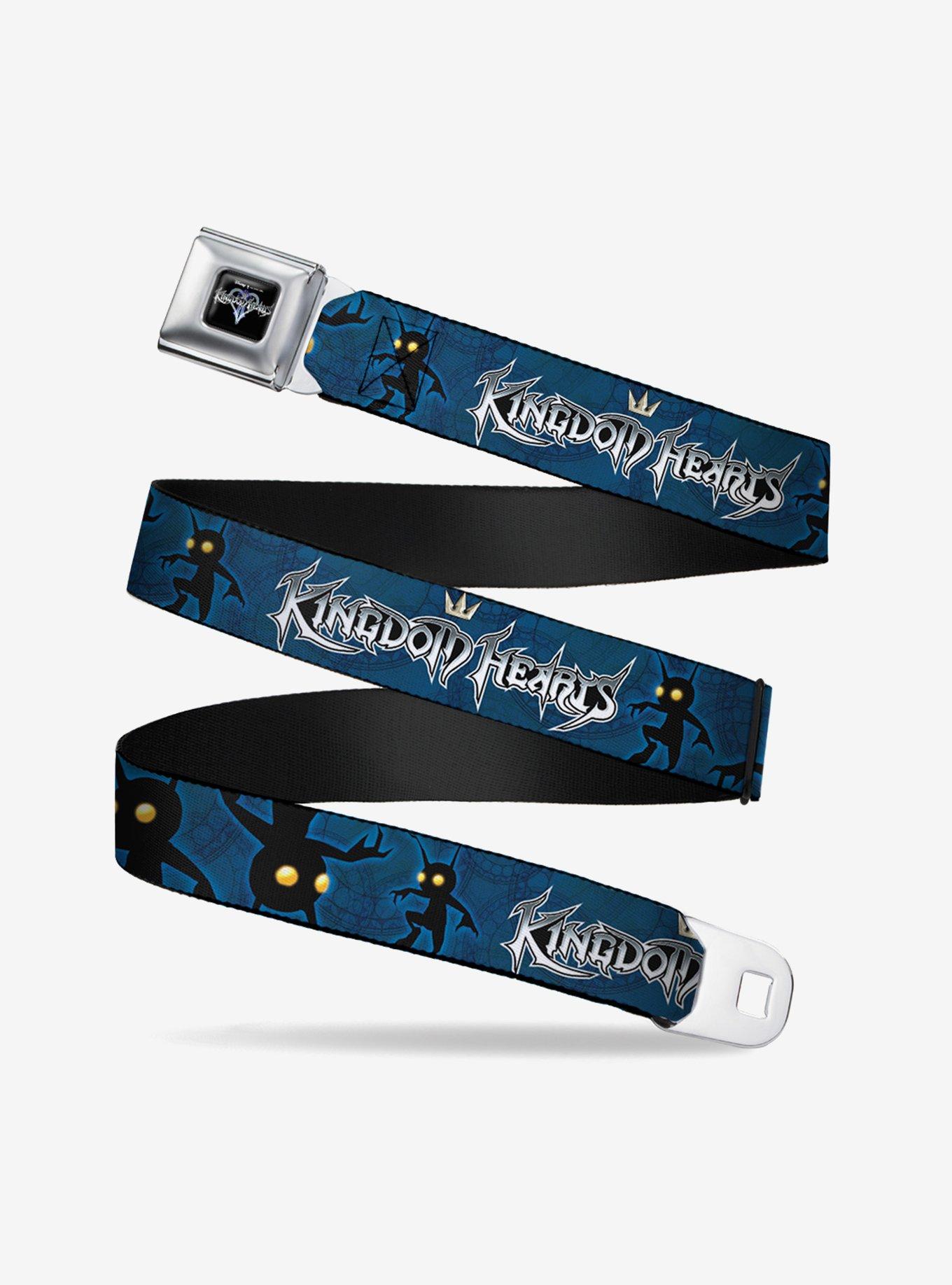 Disney Kingdom Hearts Shadow Poses Seatbelt Belt, , hi-res