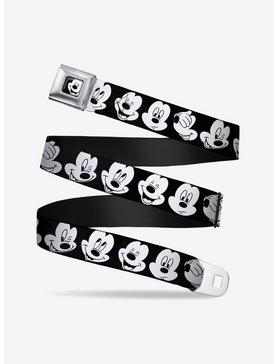 Disney Mickey Mouse Expressions Close Up Seatbelt Belt, , hi-res