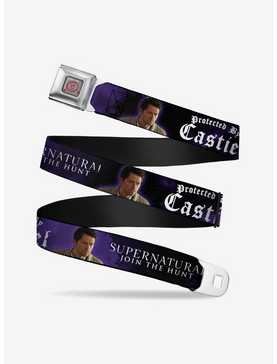 Supernatural Protected By Castiel Pose Seatbelt Belt, , hi-res