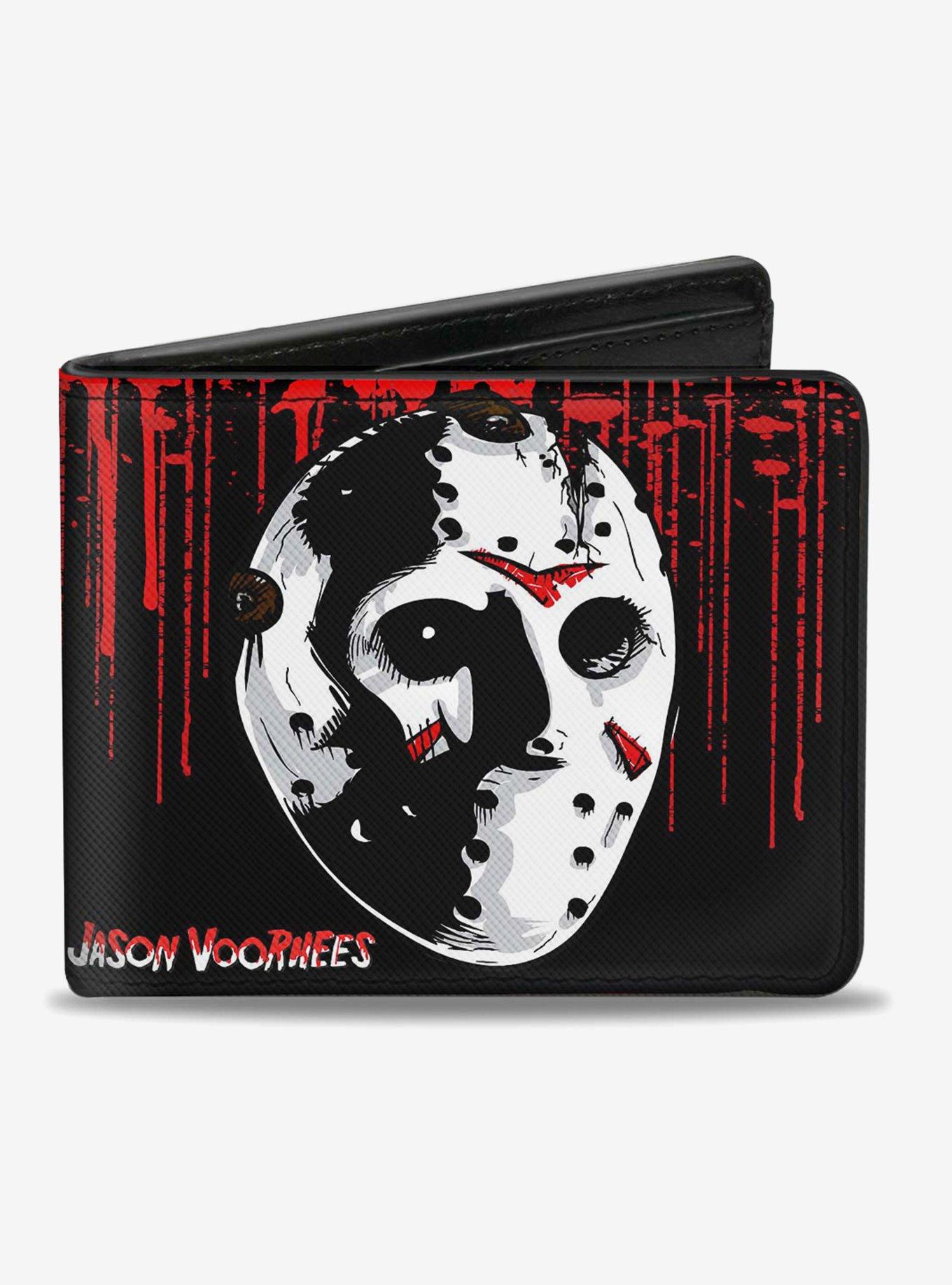 Friday The 13th Jason Voorhees Mask Bi-Fold Wallet, , hi-res