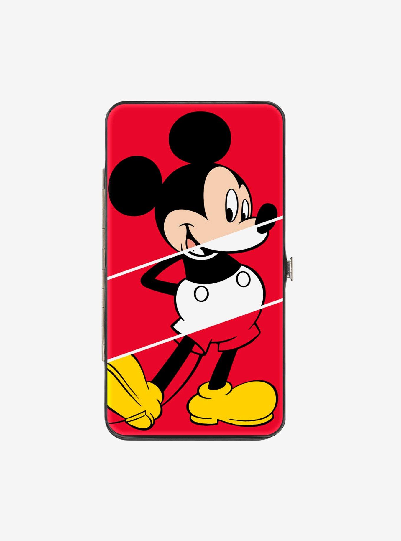 Disney Mickey Mouse Classic Pose The True Original Stripe Hinged Wallet, , hi-res