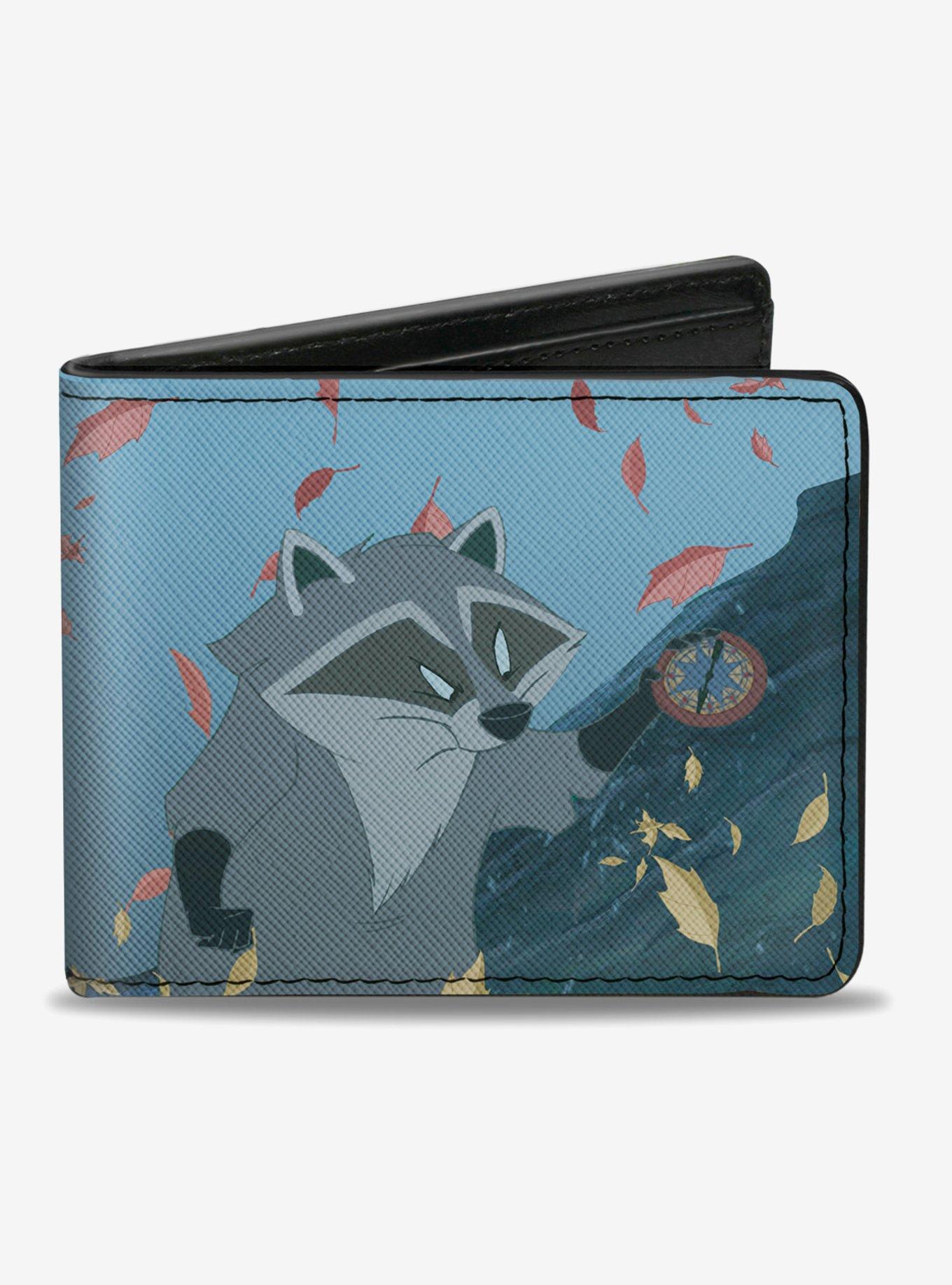 Disney Pocahontas Meeko Compass Pose Bi-Fold Wallet, , hi-res