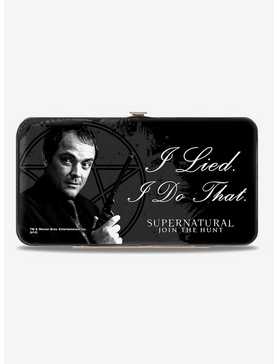 Supernatural Crowley I Lied I Do That Pentagram Hinged Wallet, , hi-res