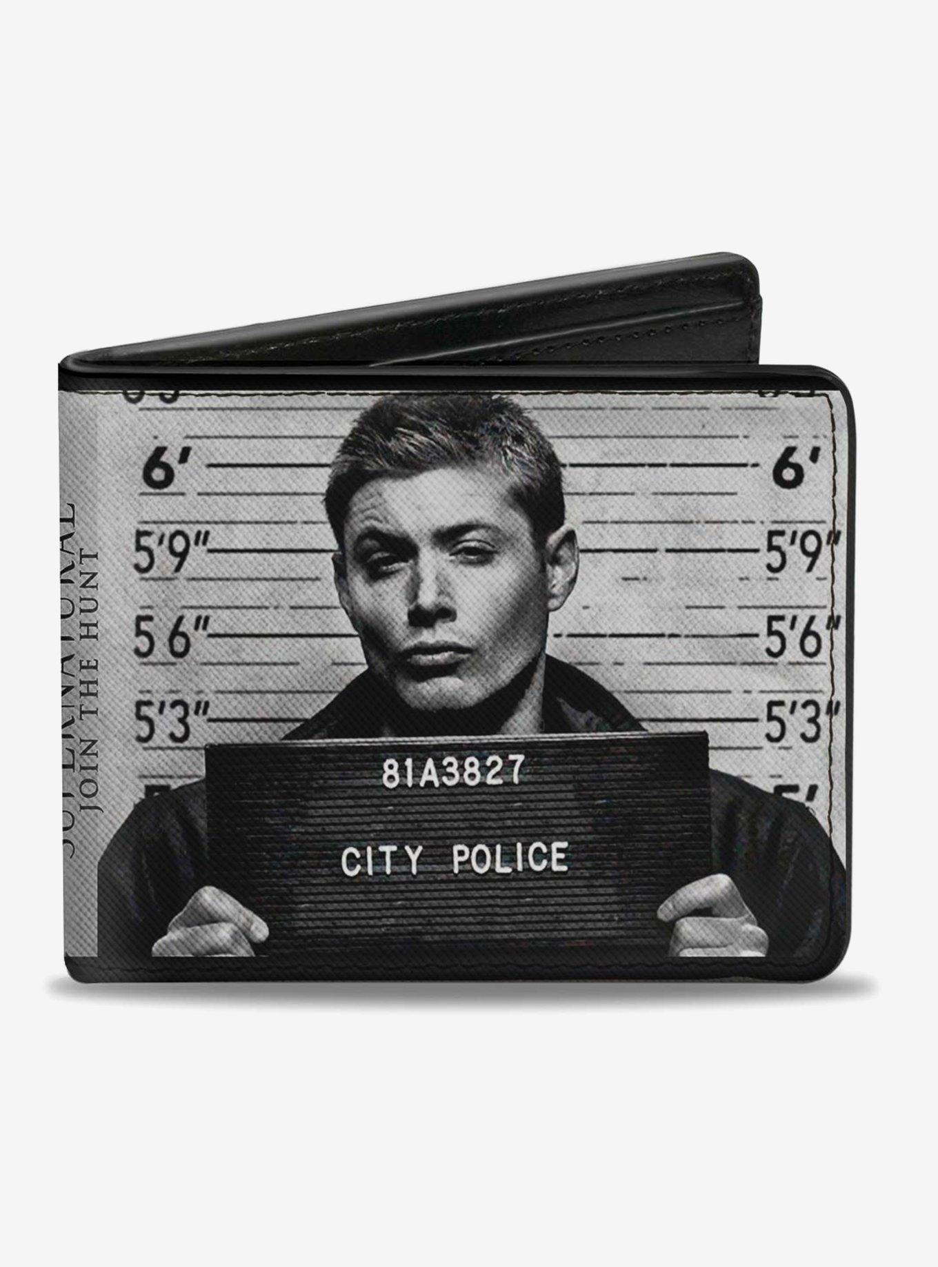 Supernatural Dean Sam Mug Shot Bi-Fold Wallet, , hi-res