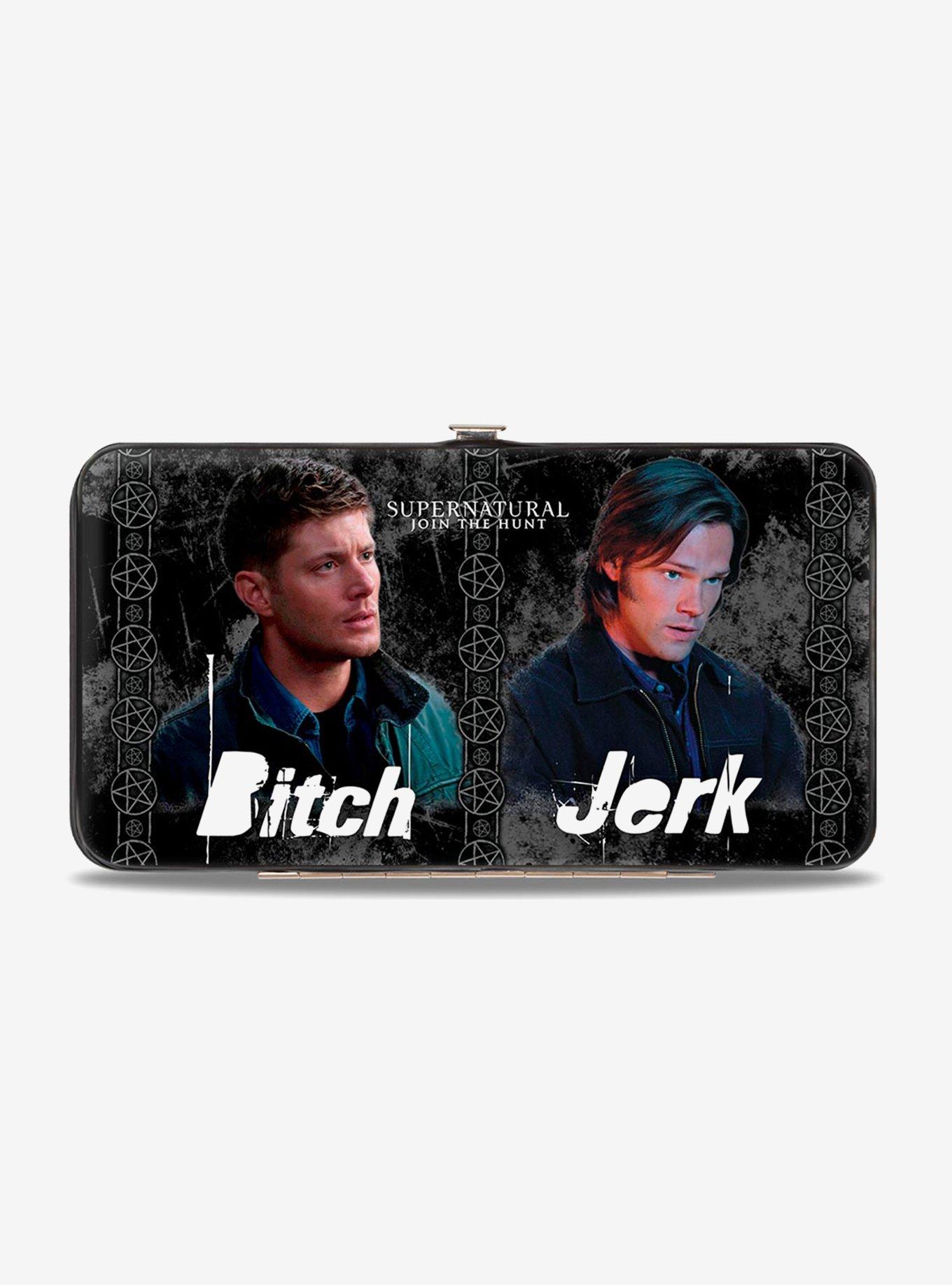 Supernatural Four Characters Hinged Wallet, , hi-res