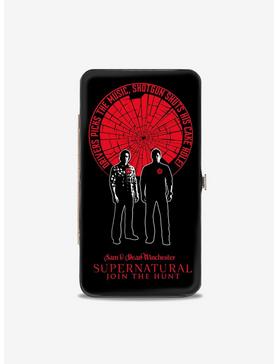 Supernatural Sam Dean Winchester Driver Picks The Music Shattered Glass Hinged Wallet, , hi-res