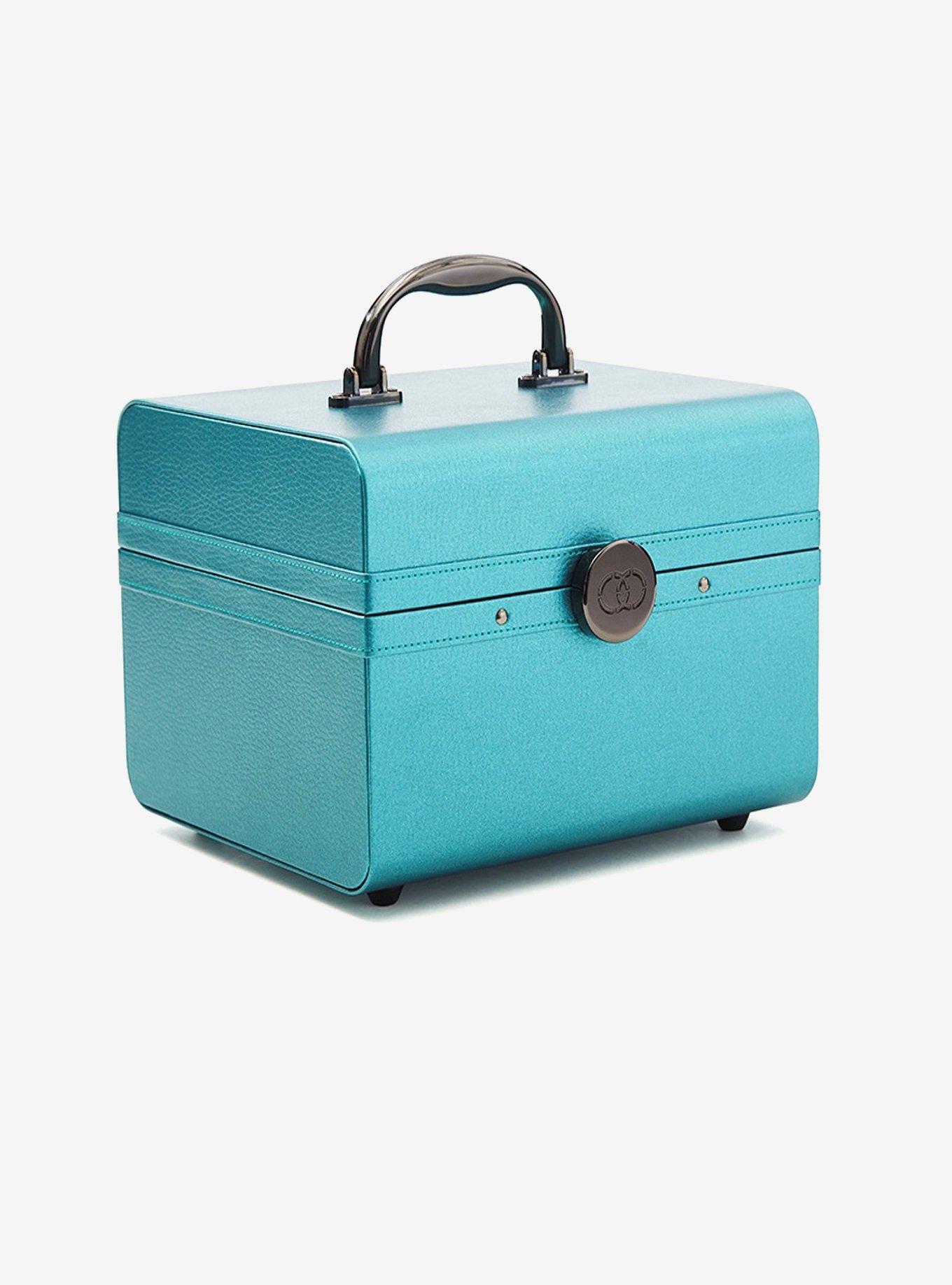 Caboodle Lifestyle Small Train Case Teal Hot Topic