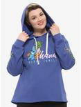 Disney Lilo & Stitch Icon Sleeve Girls Hoodie Plus Size, MULTI, hi-res