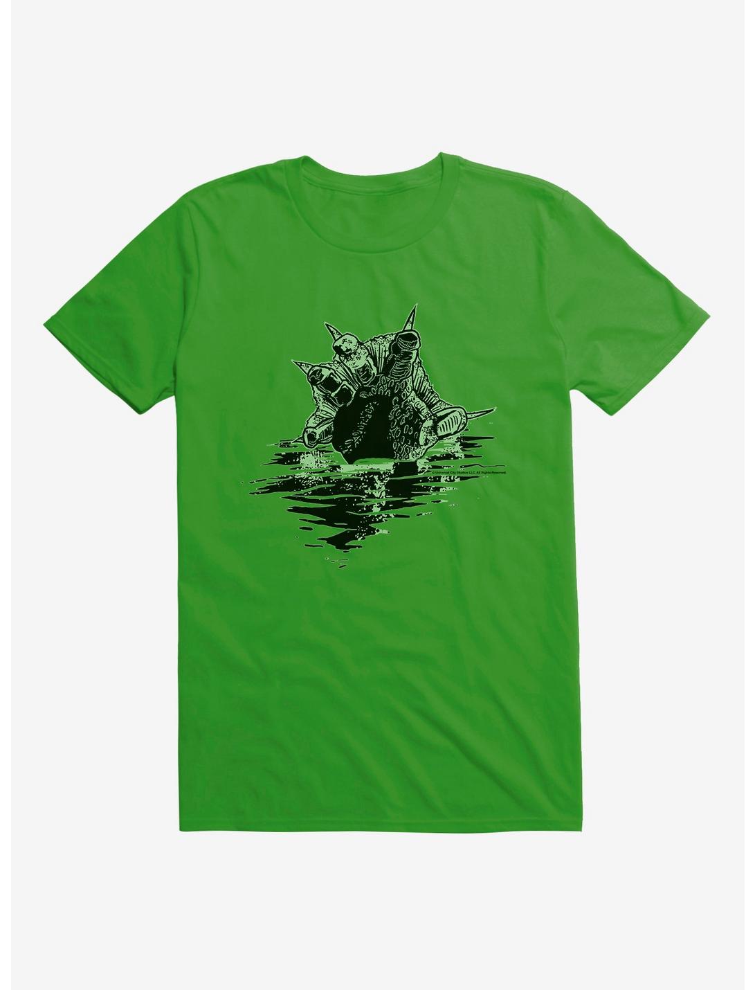 The Creature From The Black Lagoon Fin Attack T-Shirt, GREEN APPLE, hi-res