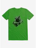 The Creature From The Black Lagoon Fin Attack T-Shirt, GREEN APPLE, hi-res