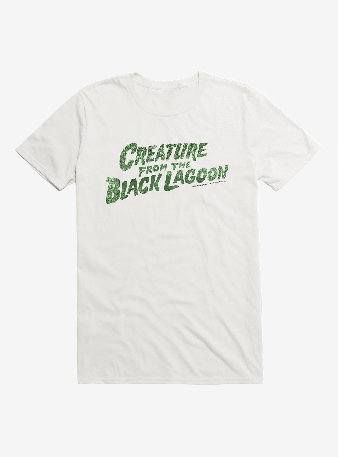 The Creature From The Black Lagoon Title T-Shirt, WHITE, hi-res