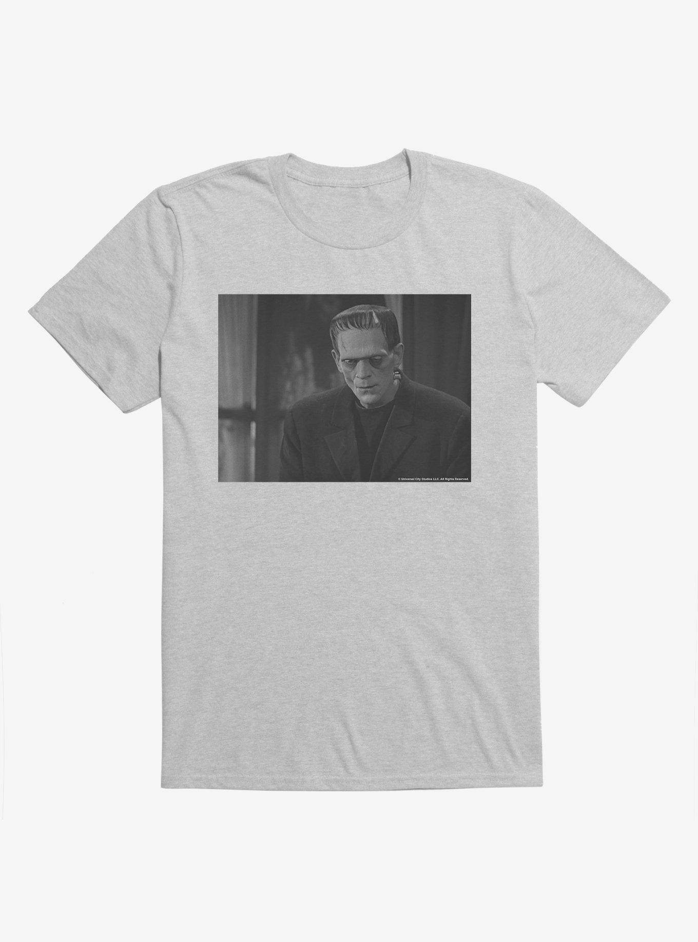 Frankenstein The Monster T-Shirt, HEATHER GREY, hi-res