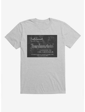 Frankenstein Title Card T-Shirt, HEATHER GREY, hi-res