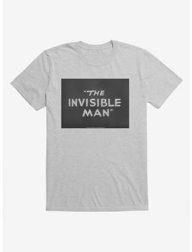 The Invisible Man Title Screen T-Shirt, HEATHER GREY, hi-res