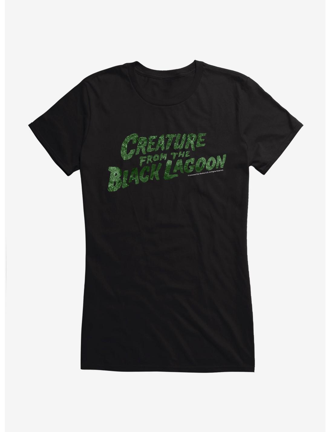 The Creature From The Black Lagoon Title Girls T-Shirt, BLACK, hi-res