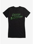 The Creature From The Black Lagoon Title Girls T-Shirt, BLACK, hi-res