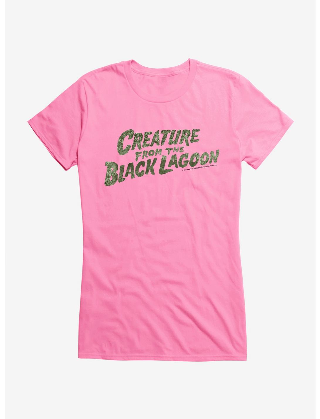 The Creature From The Black Lagoon Title Girls T-Shirt, CHARITY PINK, hi-res