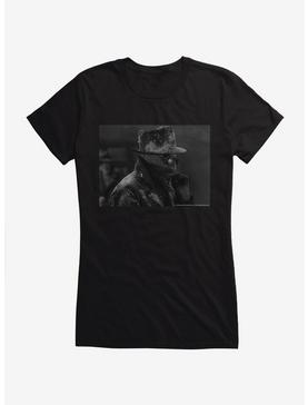The Invisible Man Profile Girls T-Shirt, BLACK, hi-res