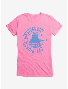 Doctor Who Dalek Exterminate Girls T-Shirt, CHARITY PINK, hi-res
