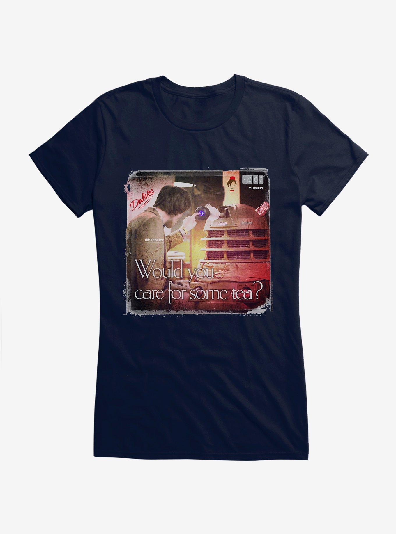 Doctor Who Dalek Tea Time Girls T-Shirt, , hi-res