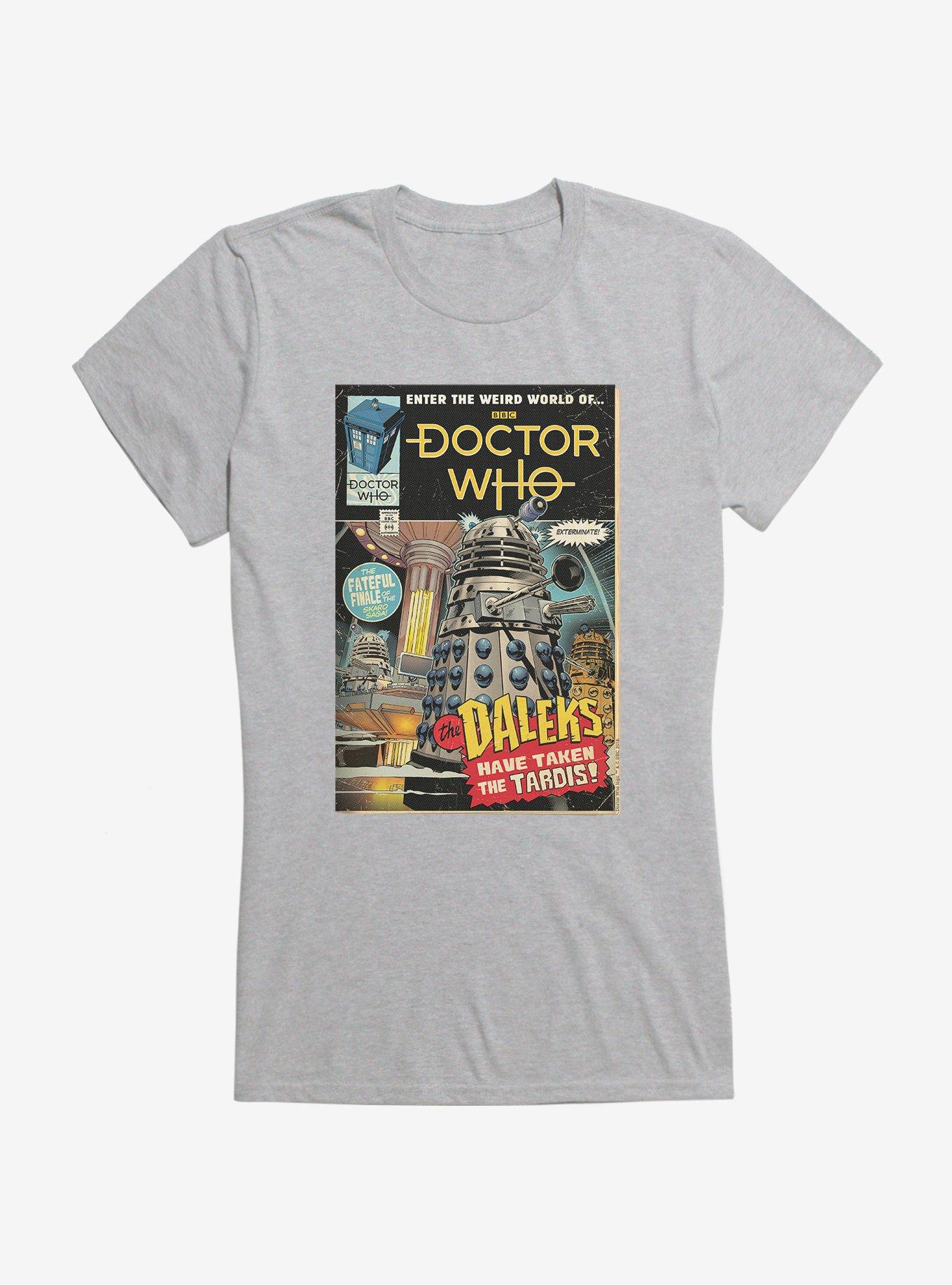 Doctor Who Daleks Takeover Comic Cover Girls T-Shirt, , hi-res