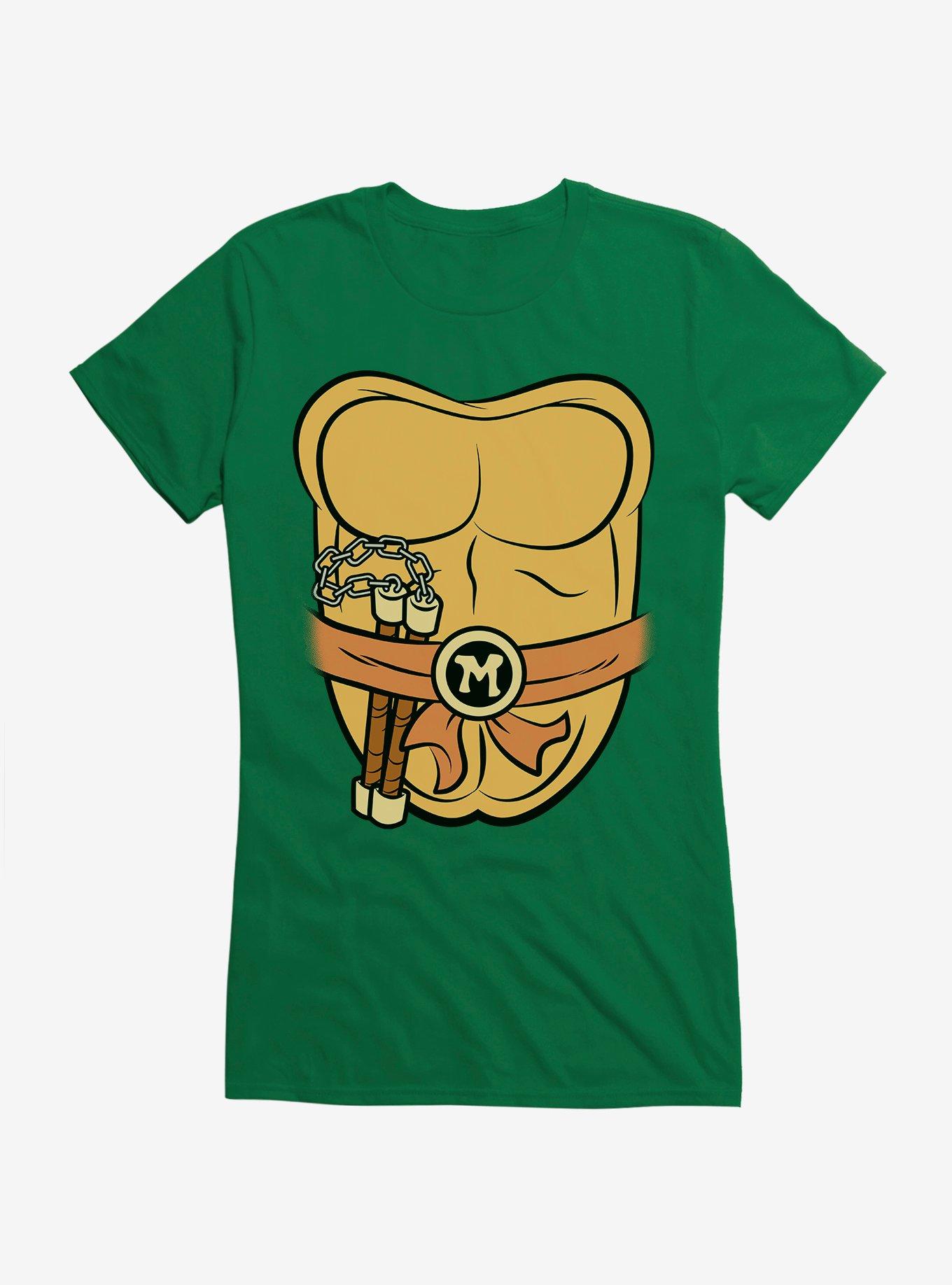 Teenage Mutant Ninja Turtles Michelangelo Cosplay Girls T-Shirt, KELLY GREEN, hi-res