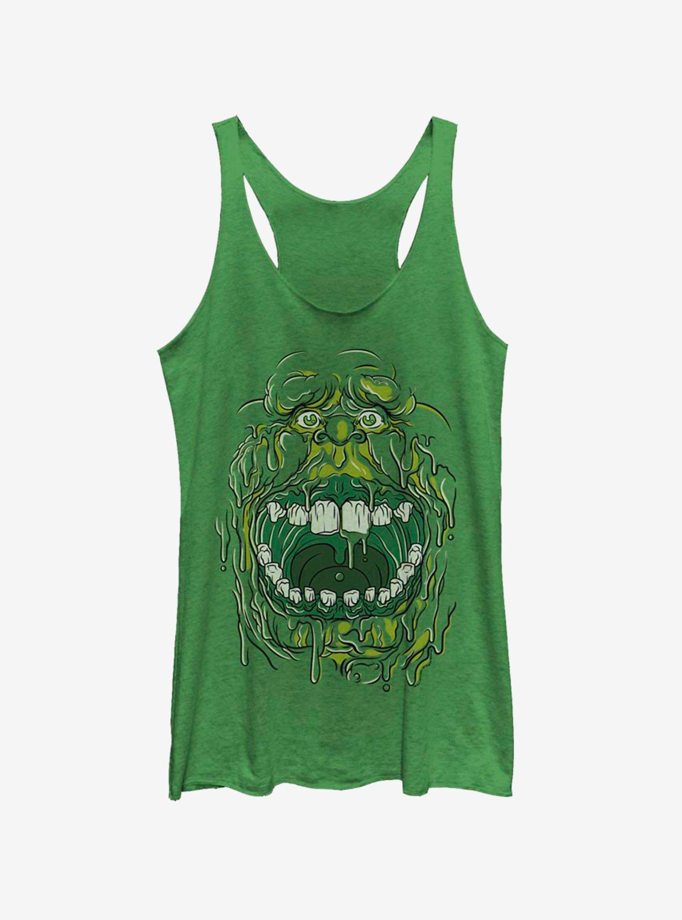 Ghostbusters Slimer Face Costume Girls Tank, ENVY, hi-res