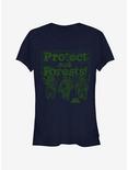 Star Wars Protect Our Forests Girls T-Shirt, NAVY, hi-res