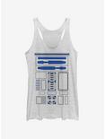Star Wars R2-D2 Costume Girls Tank Top, WHITE HTR, hi-res