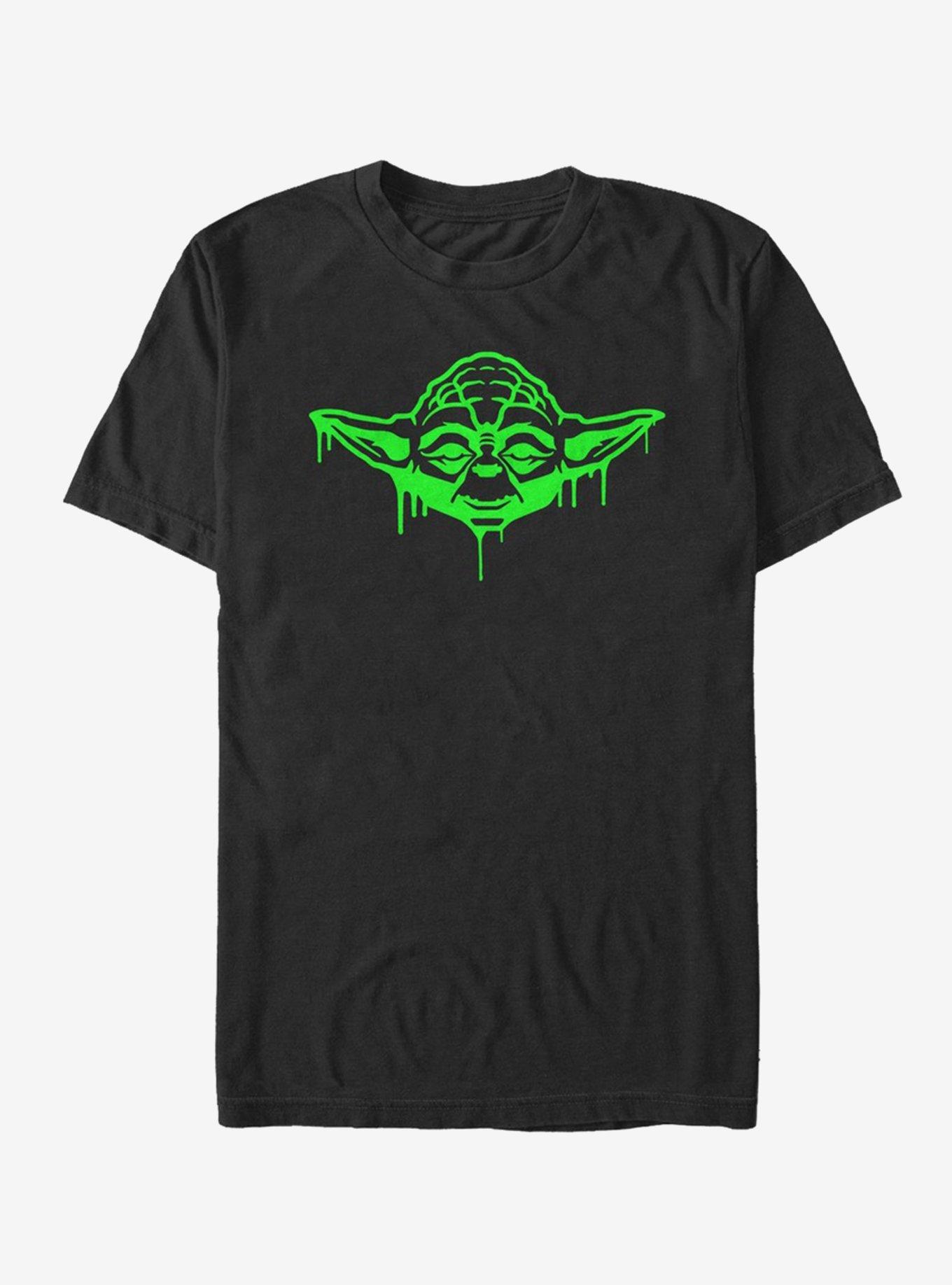 Star Wars Oozing Yoda T-Shirt, BLACK, hi-res